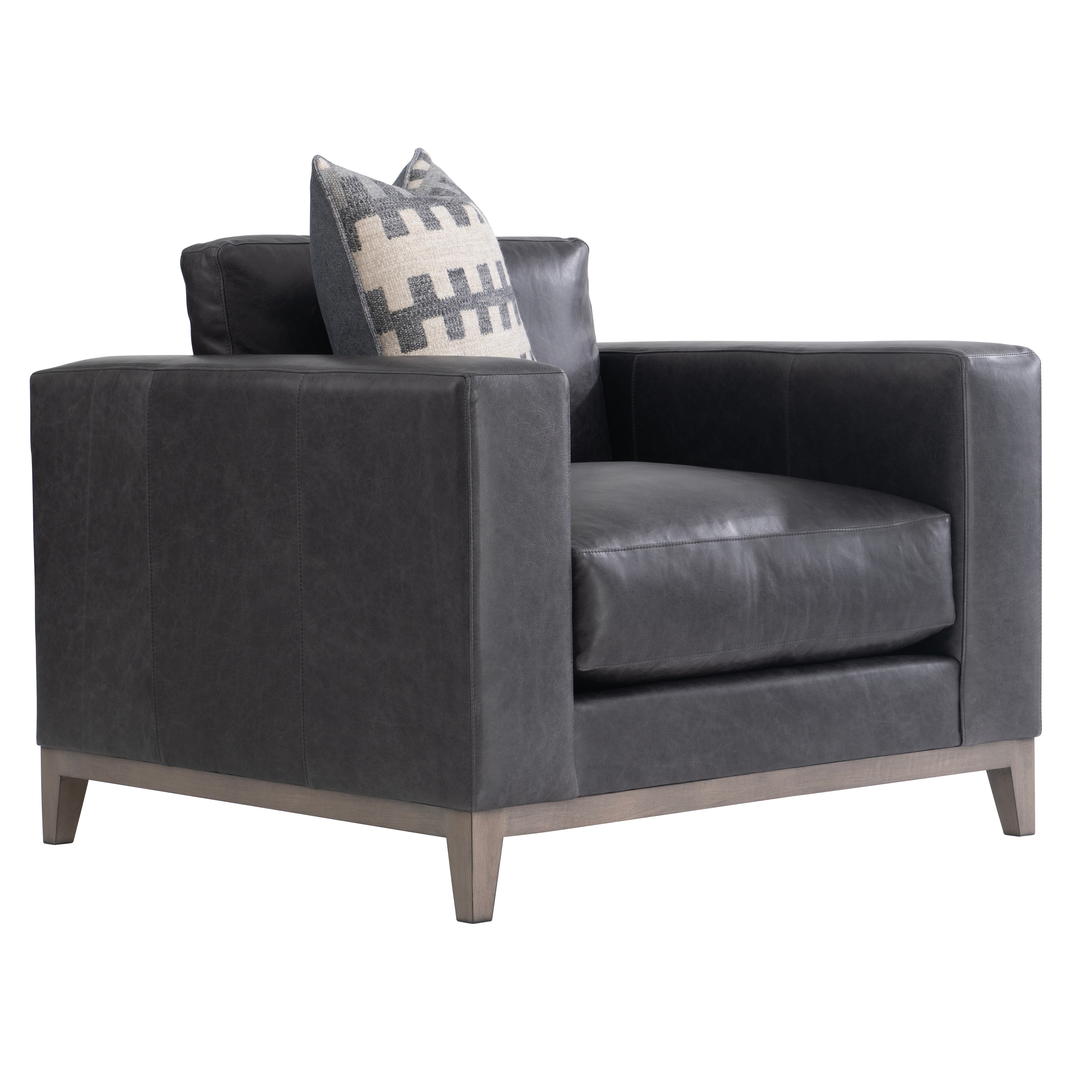 Bernhardt Living Living Room Noel Leather Chair 7322LO - Kalin