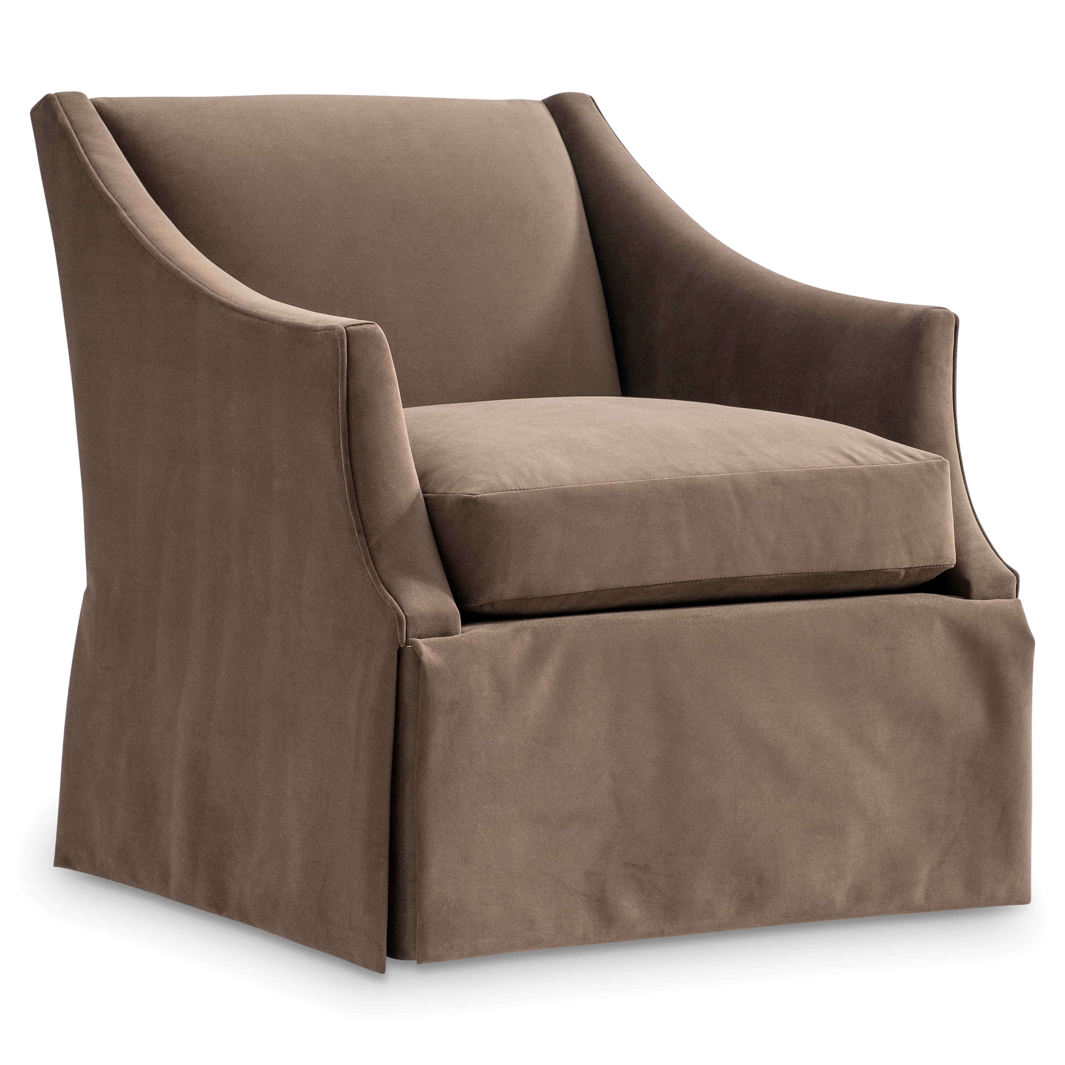 Bernhardt Living Clayton Fabric Swivel Chair B1741SQ