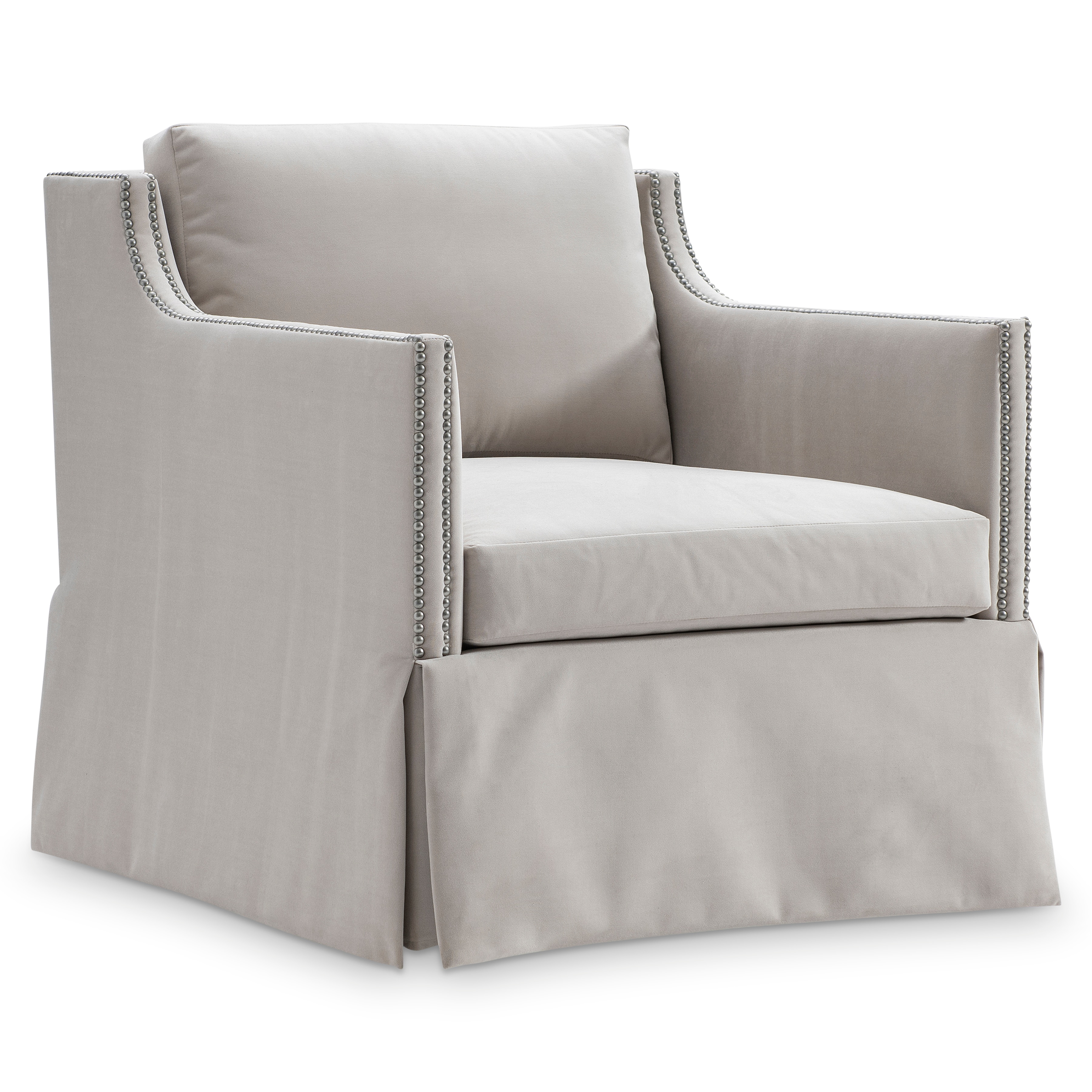 Bernhardt Living Delaney Fabric Swivel Chair B1803SQ