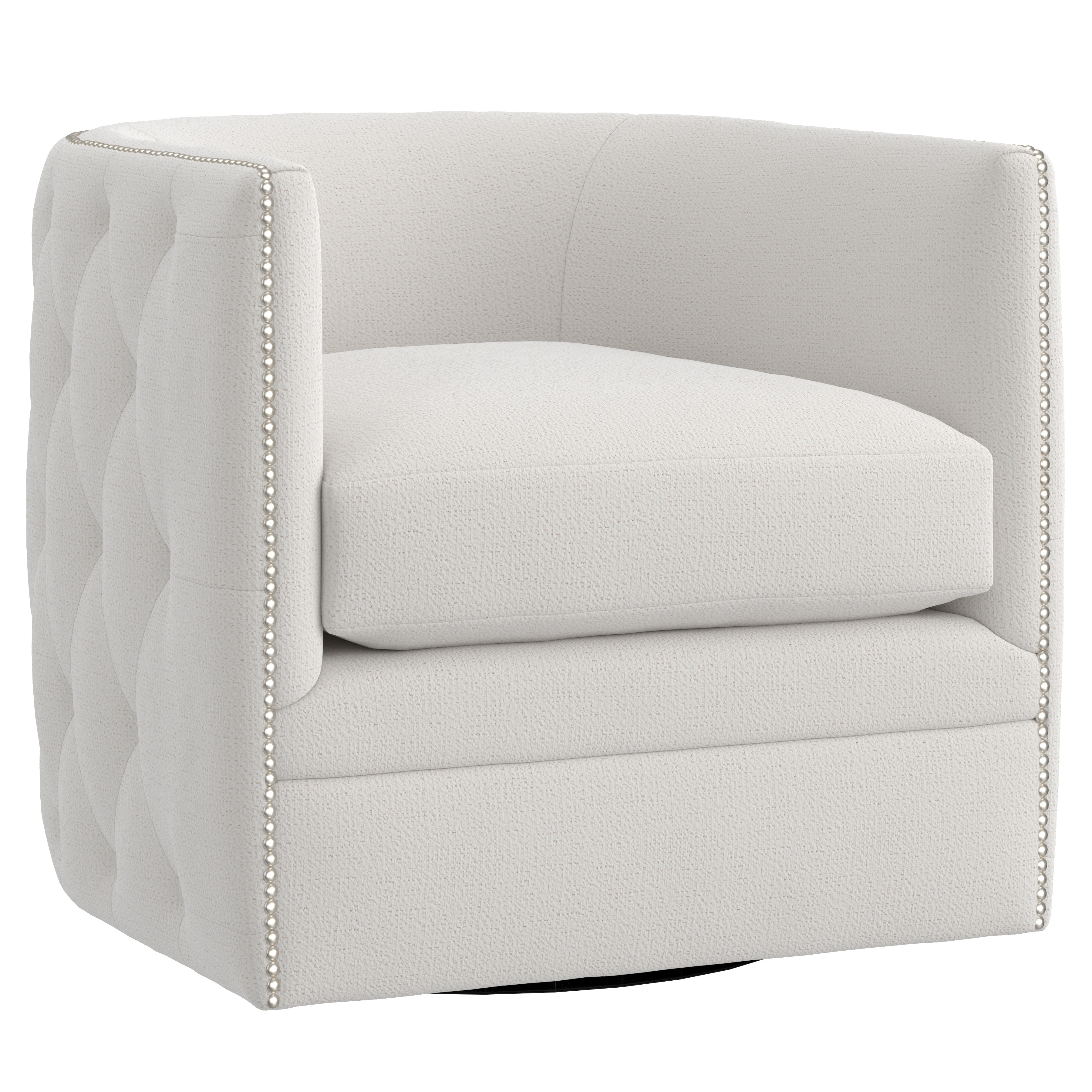 Bernhardt palazzo swivel online barrel chair