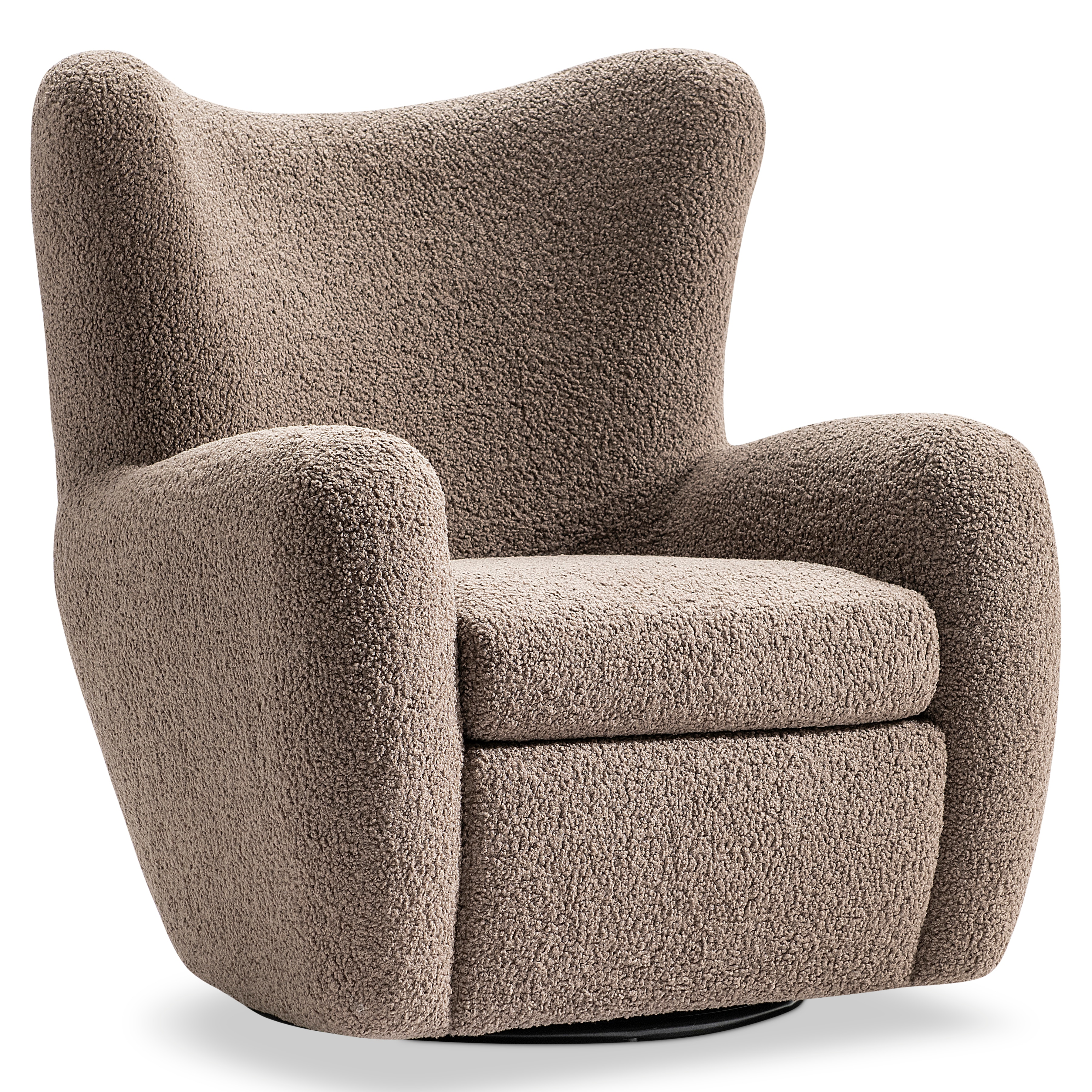 Bernhardt Living Silvi Fabric Swivel Chair B802SGO