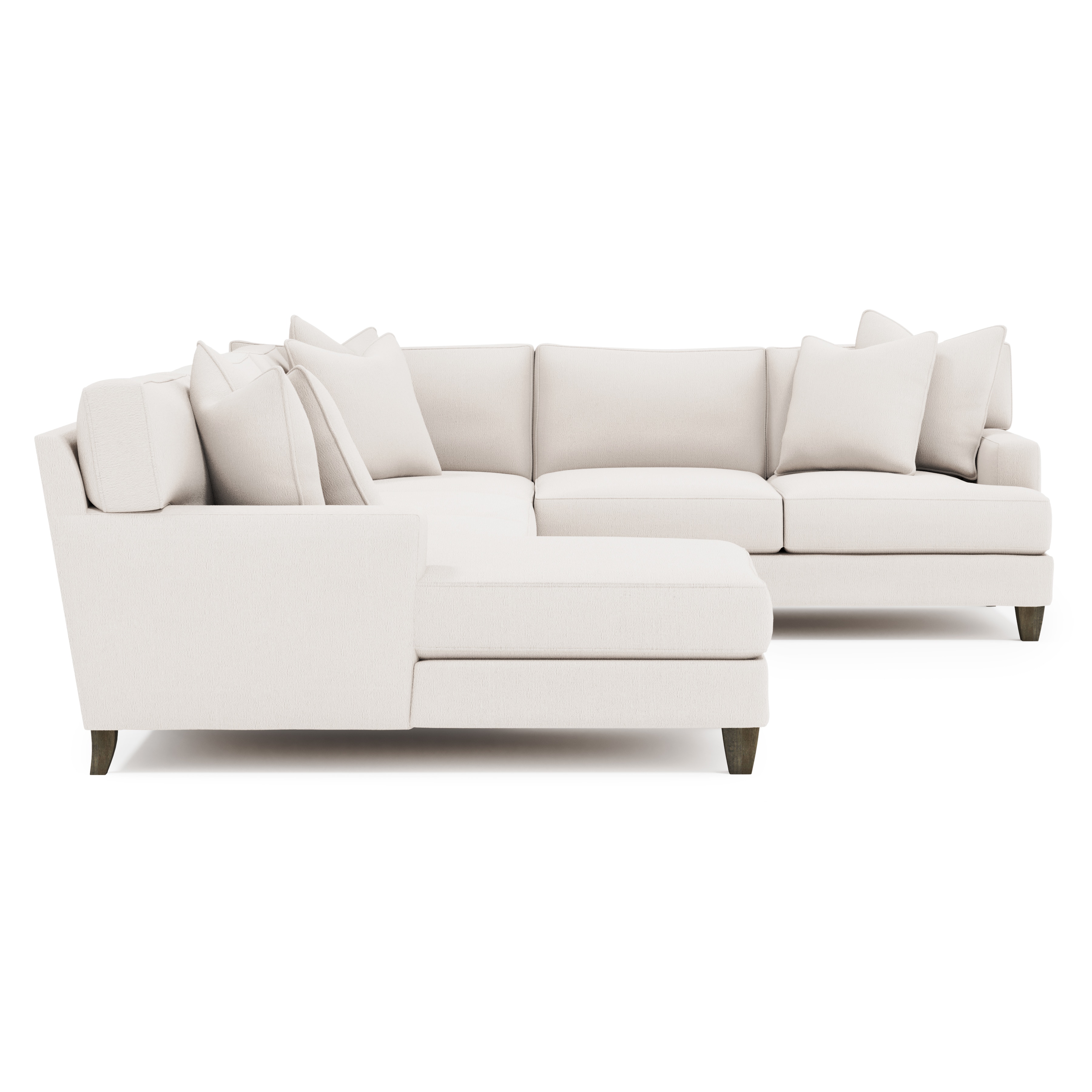 Bernhardt Living Living Room Mila Fabric Sectional K1687 - Andrews