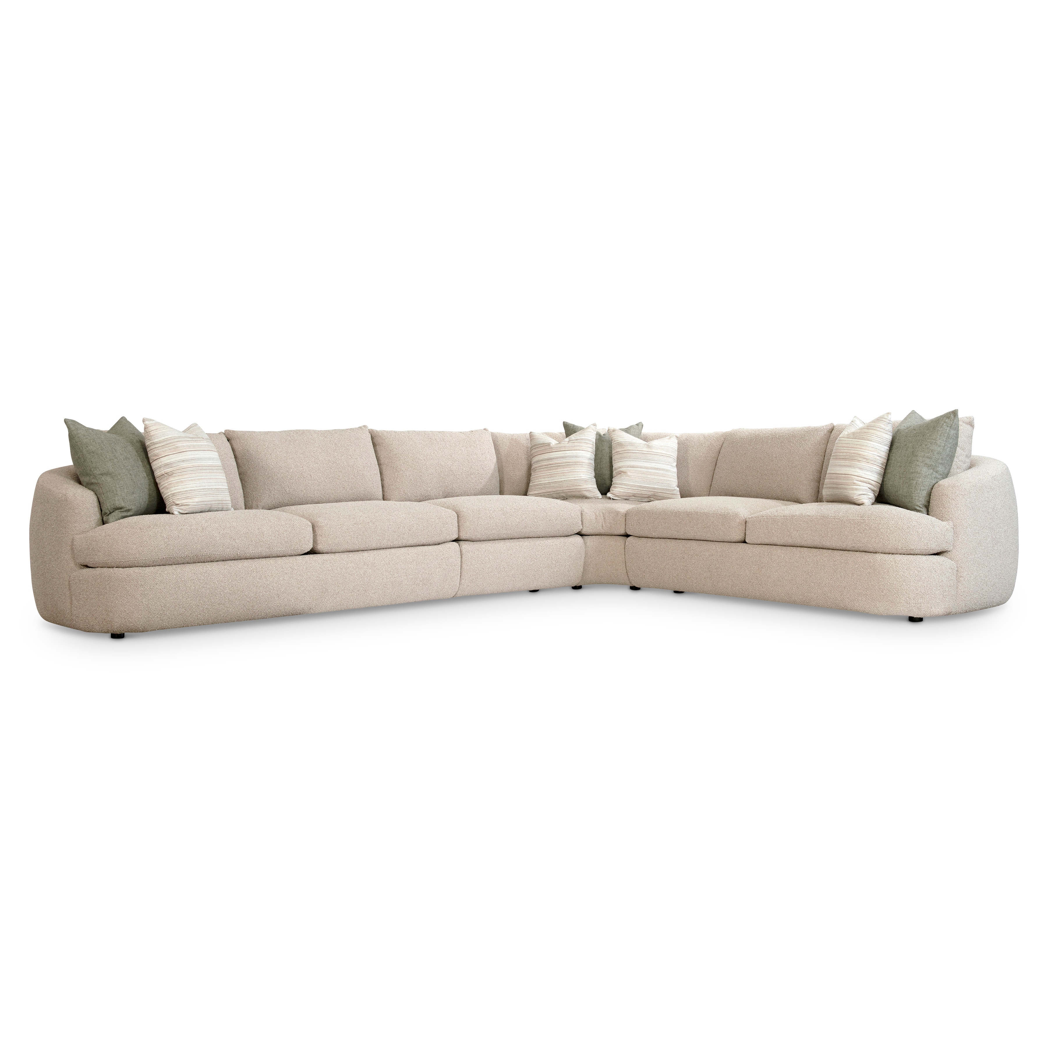 Bernhardt Living Jules Fabric Sectional K2086