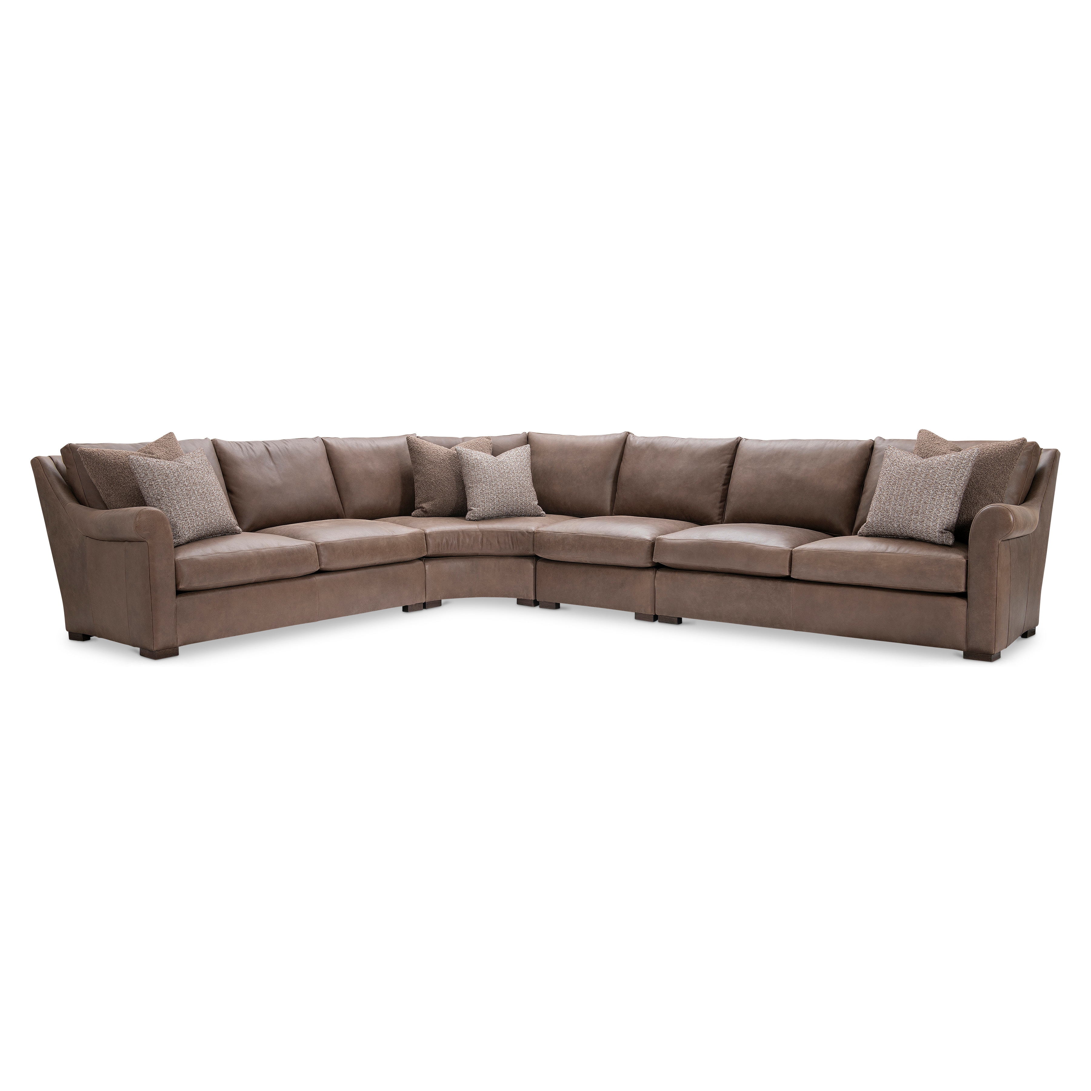 Bernhardt Living Keirnan Leather Sectional K2307