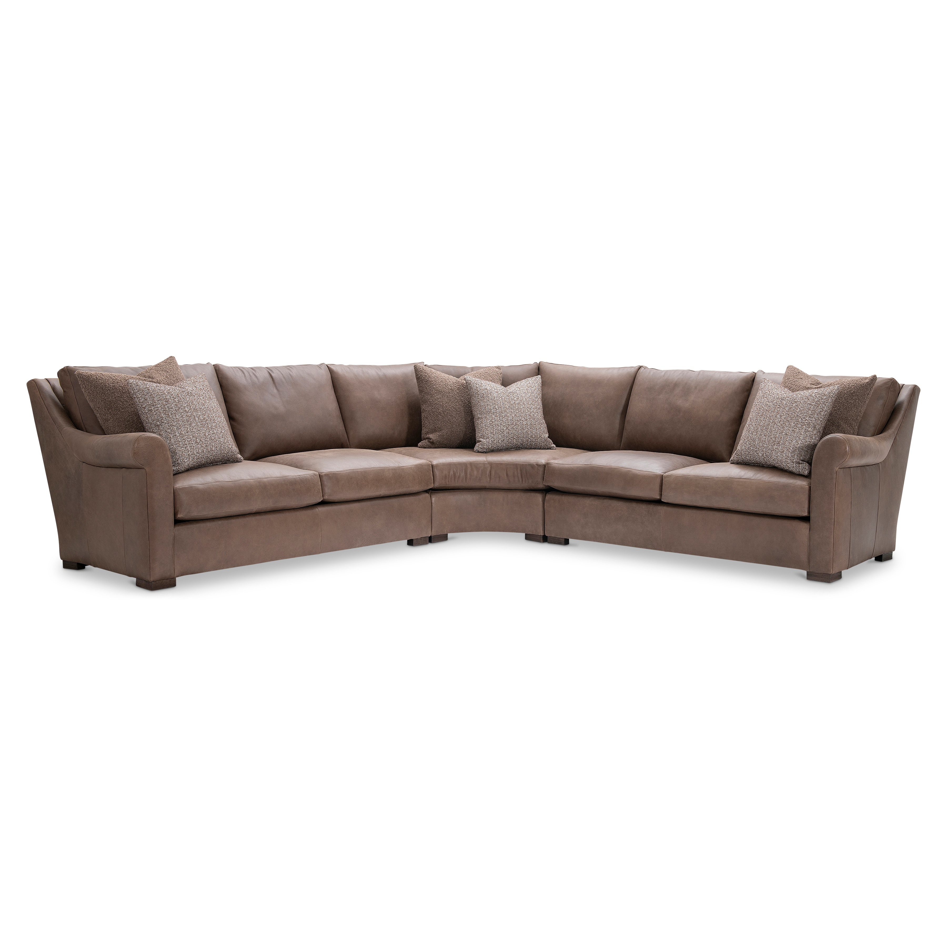 Bernhardt Living Keirnan Leather Sectional K2345