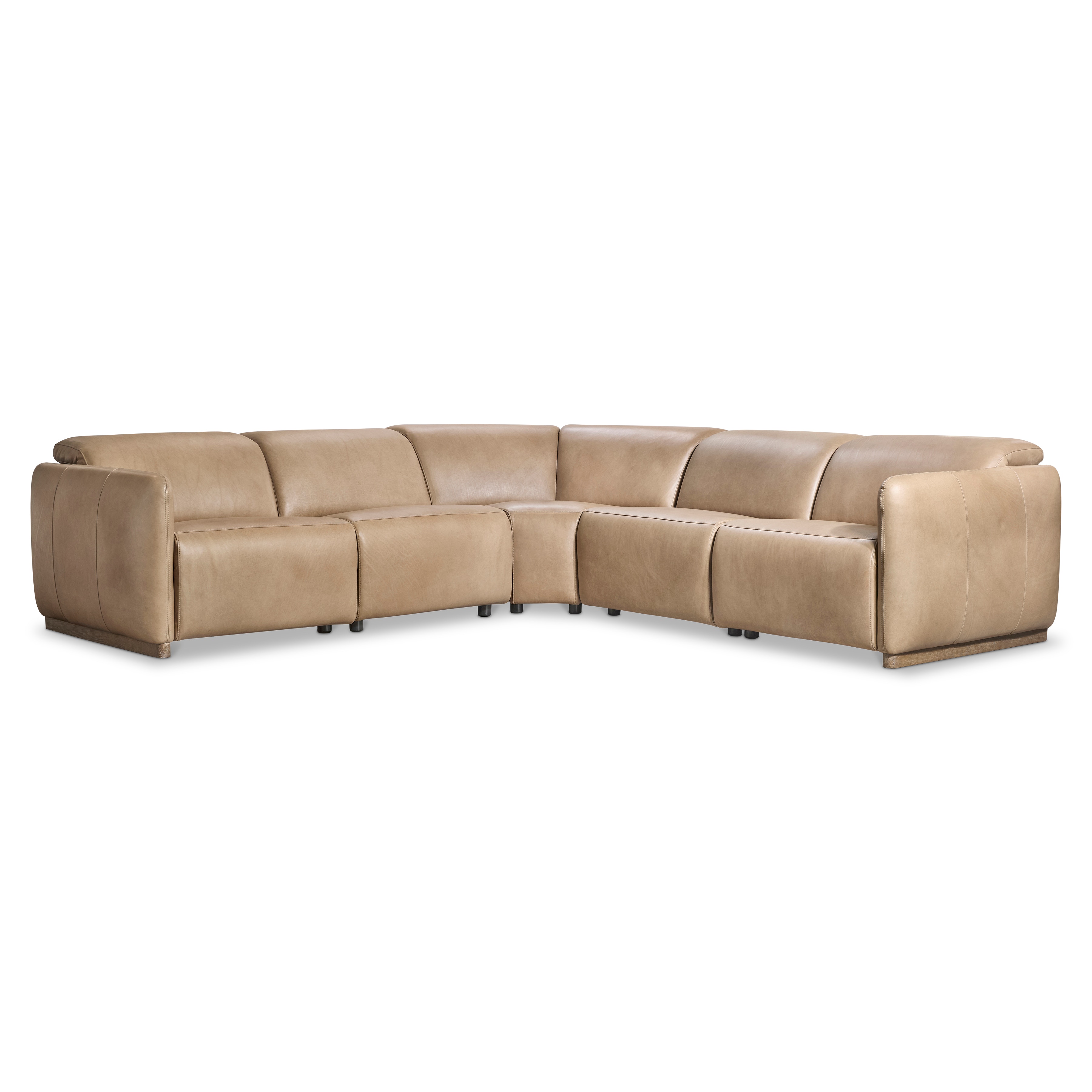 Bernhardt Living Alta Leather Power Motion Sectional K2347