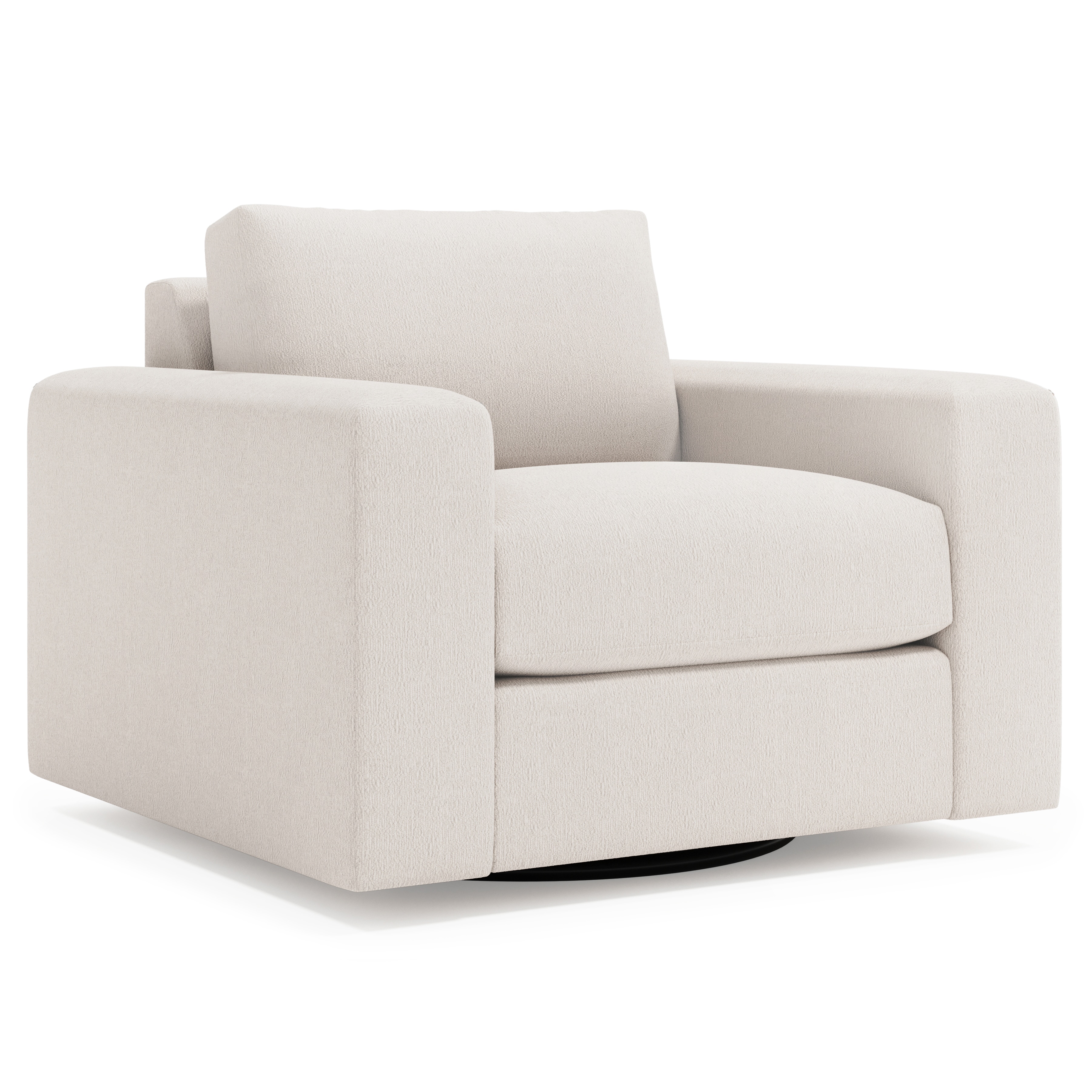 Bernhardt Living Vaughn Fabric Swivel Chair P1092SY