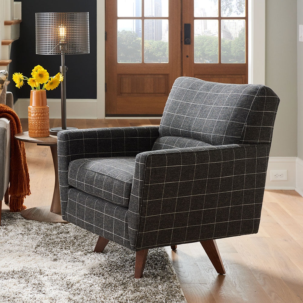 La-Z-Boy Living Room Bellevue High Leg Swivel Chair 210421 - King 