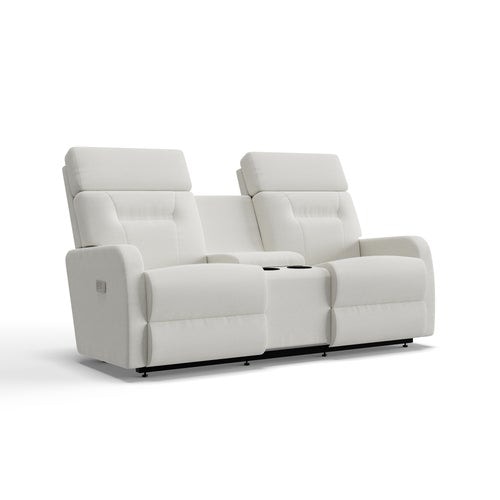 La-Z-Boy Living Room Lennon Power Wall Reclining Loveseat with 