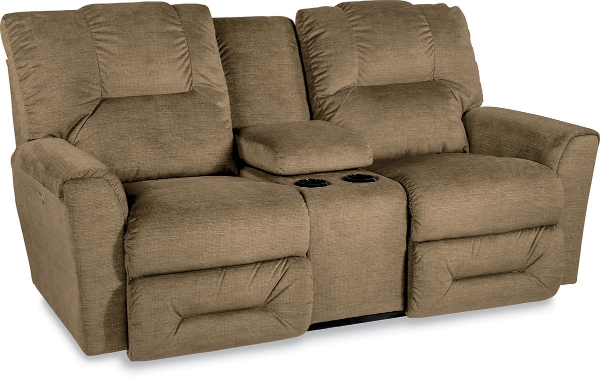 La-Z-Boy Living Room Easton Power Reclining Loveseat with Console 