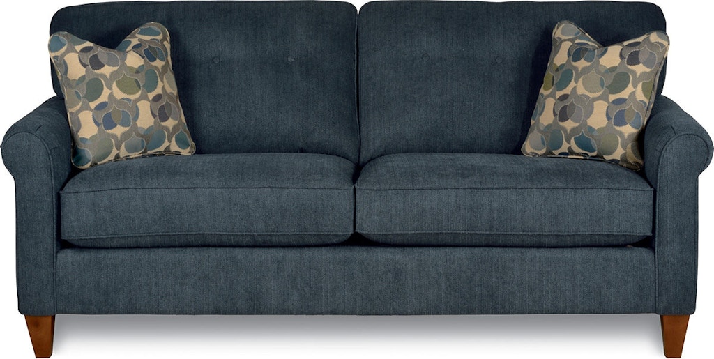 la-z-boy grey leather sofa