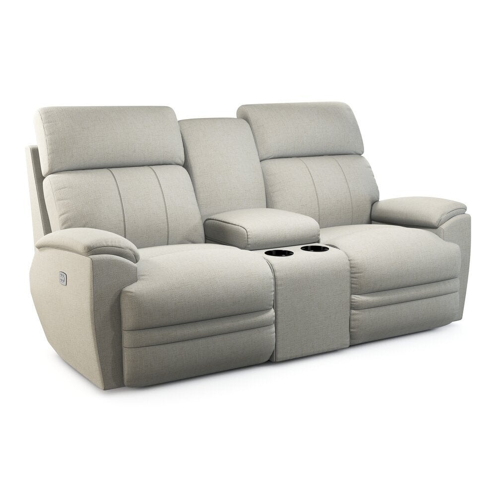 喜ばれる誕生日プレゼント Talladega Console and Headrest with Loveseat Reclining Power ストラップ