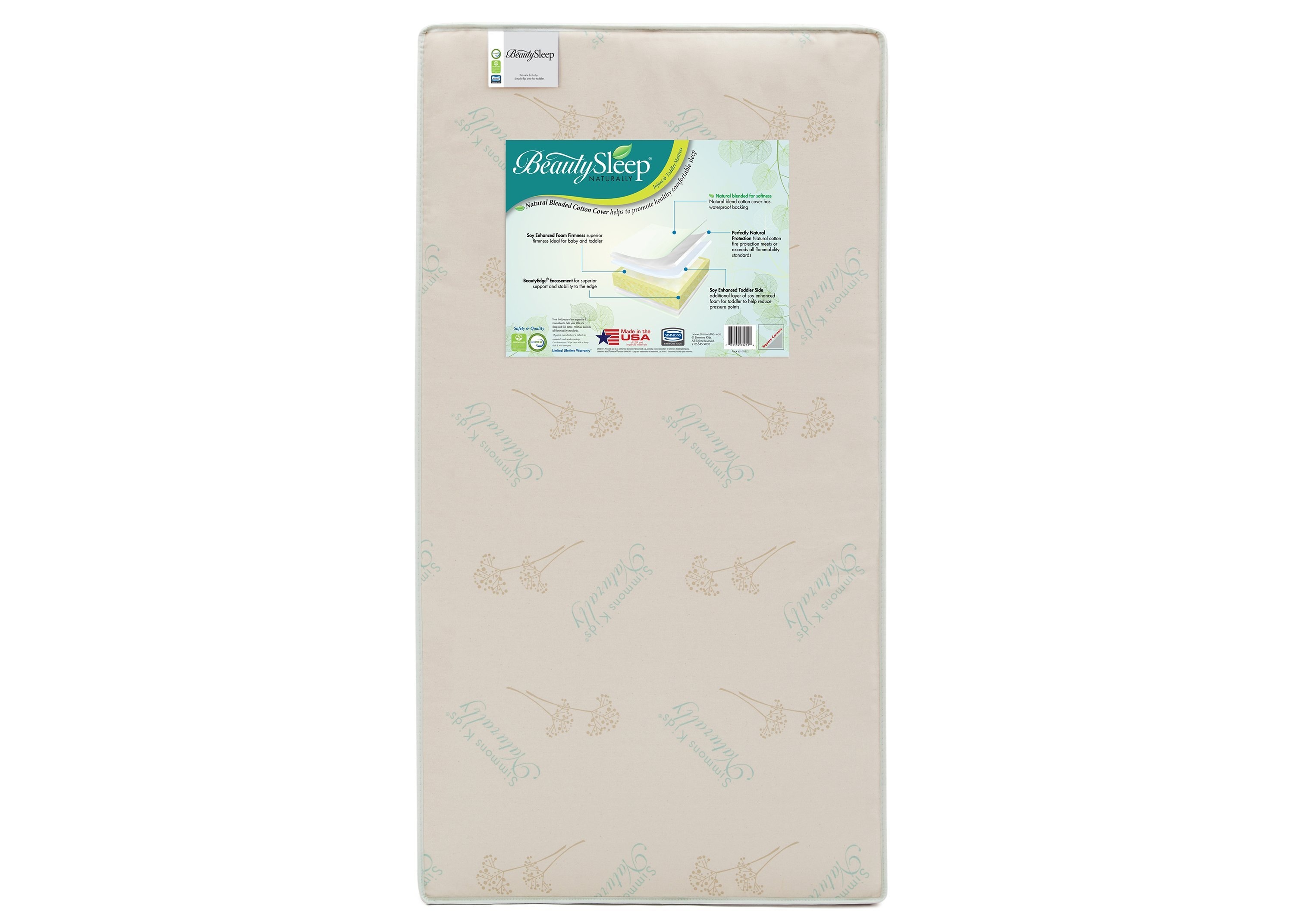 simmons beauty sleep crib mattress