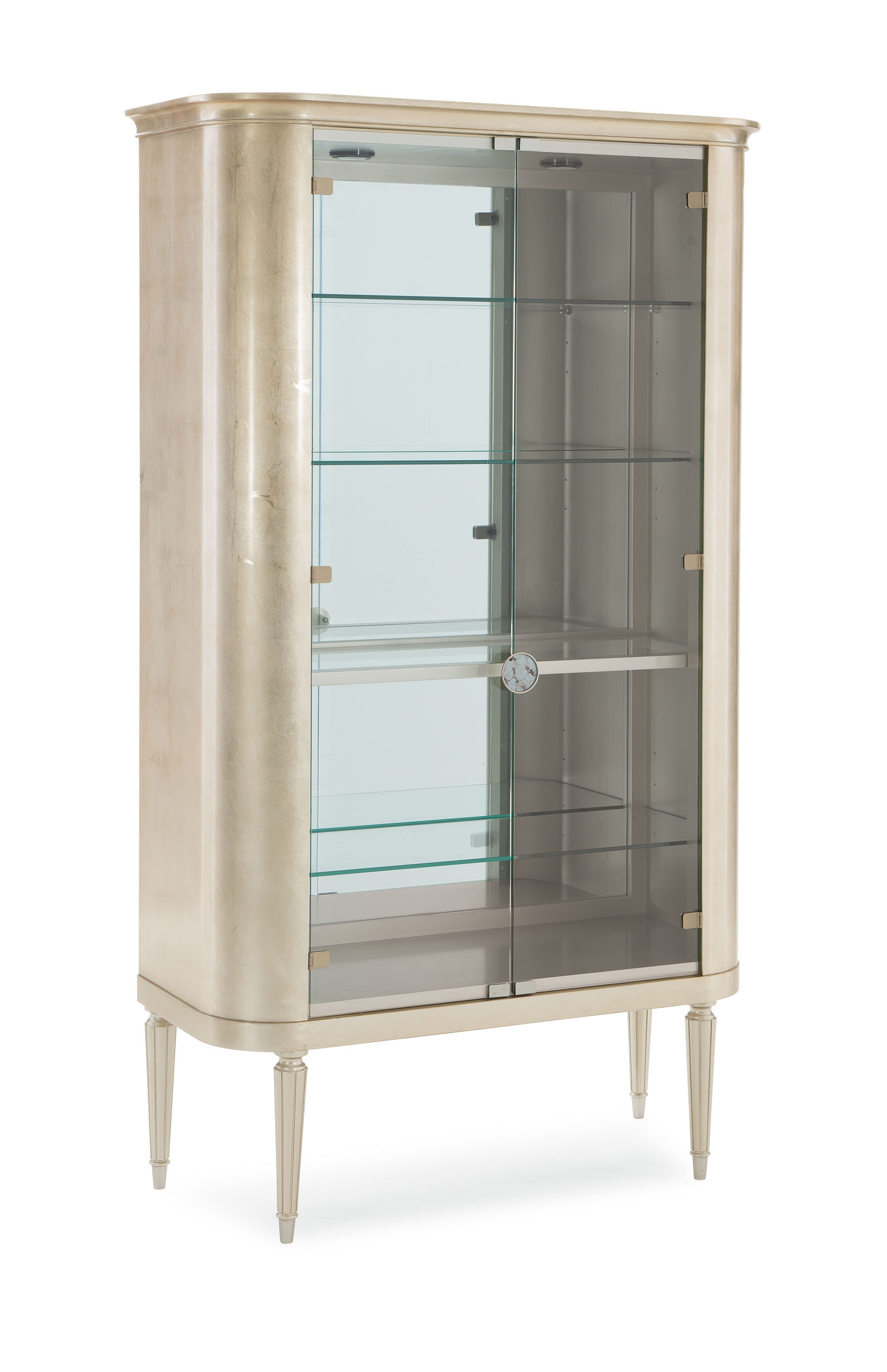 Caracole Living Room Curio Cabinets TIME TO REFLECT CLA-420-261