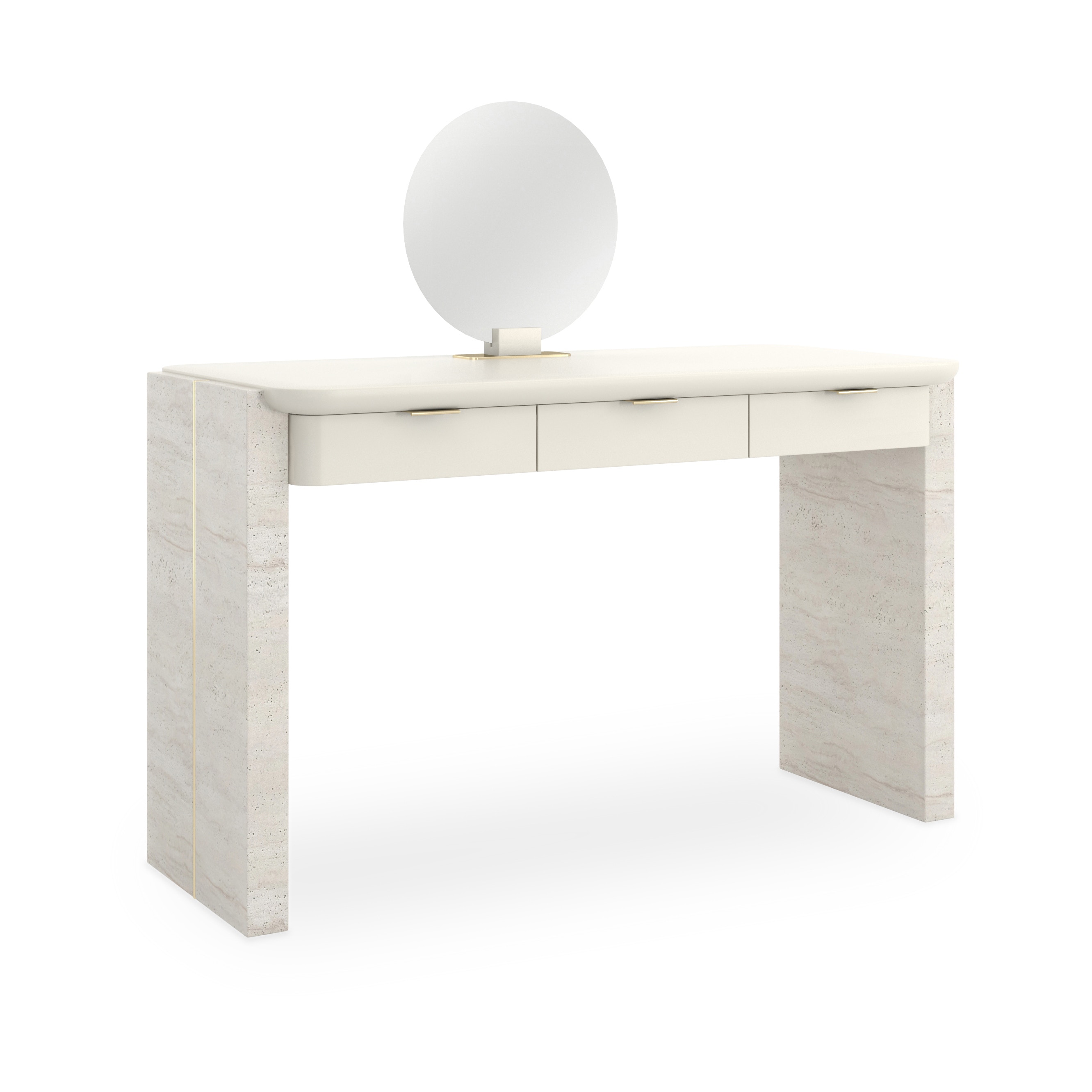 white christmas dresses Solid Rubberwood Milky Telescopic Vanity Table