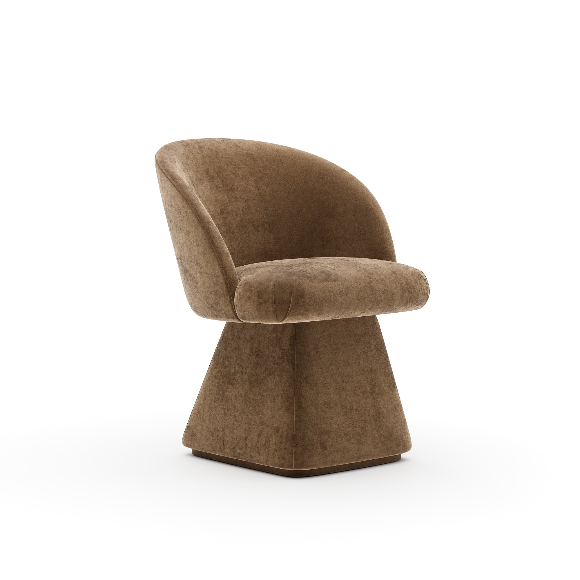 Caracole Vuelta Uph Dining Chair - Camel CLA-426-297