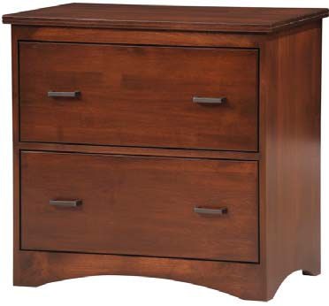Y And T Woodcraft Home Office Prairie Mission 2 Drawer Lateral