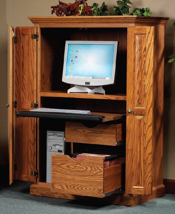 Brookhaven armoire online desk