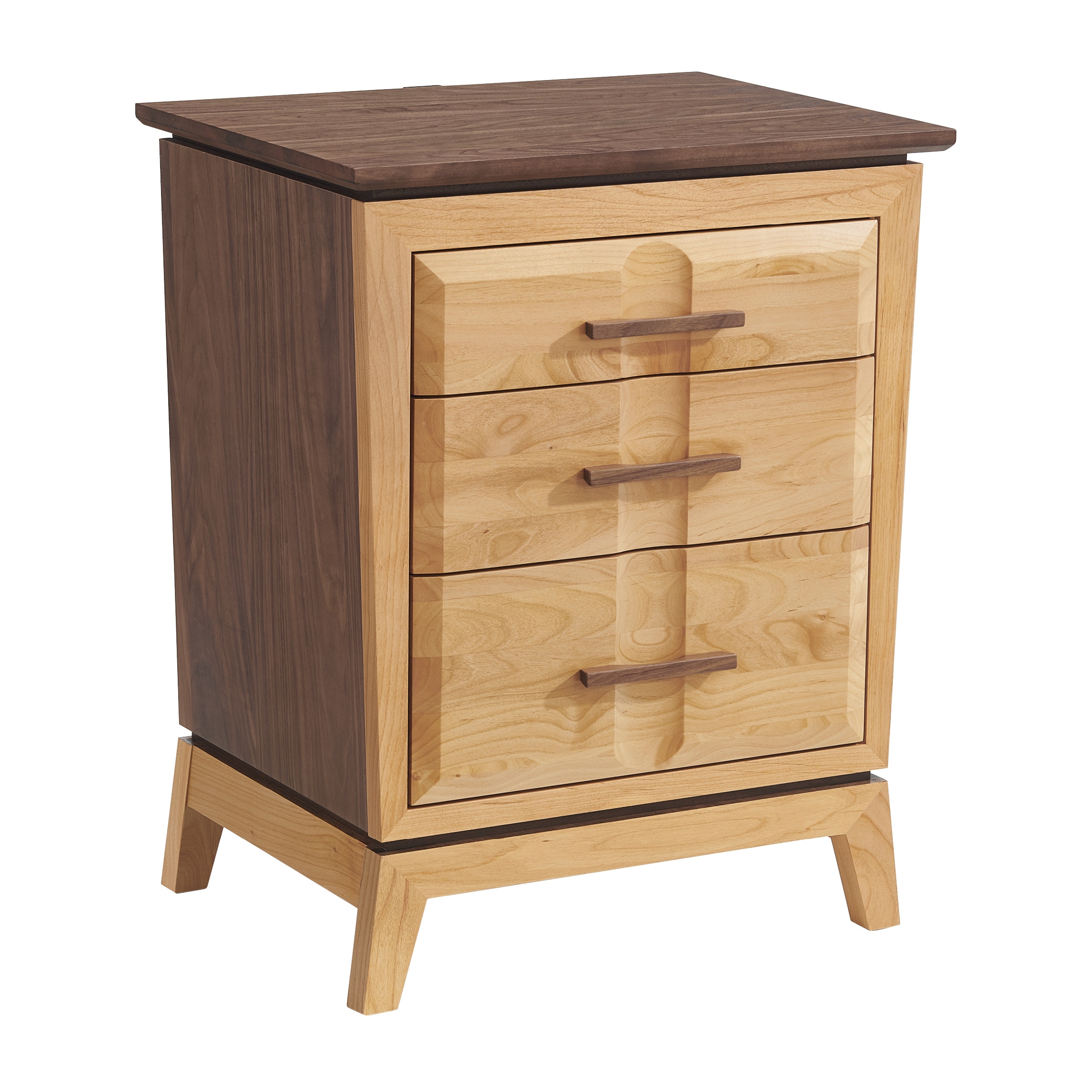 Whittier Wood Products Addison 3-Drawer Nightstand - Thumbnail 3