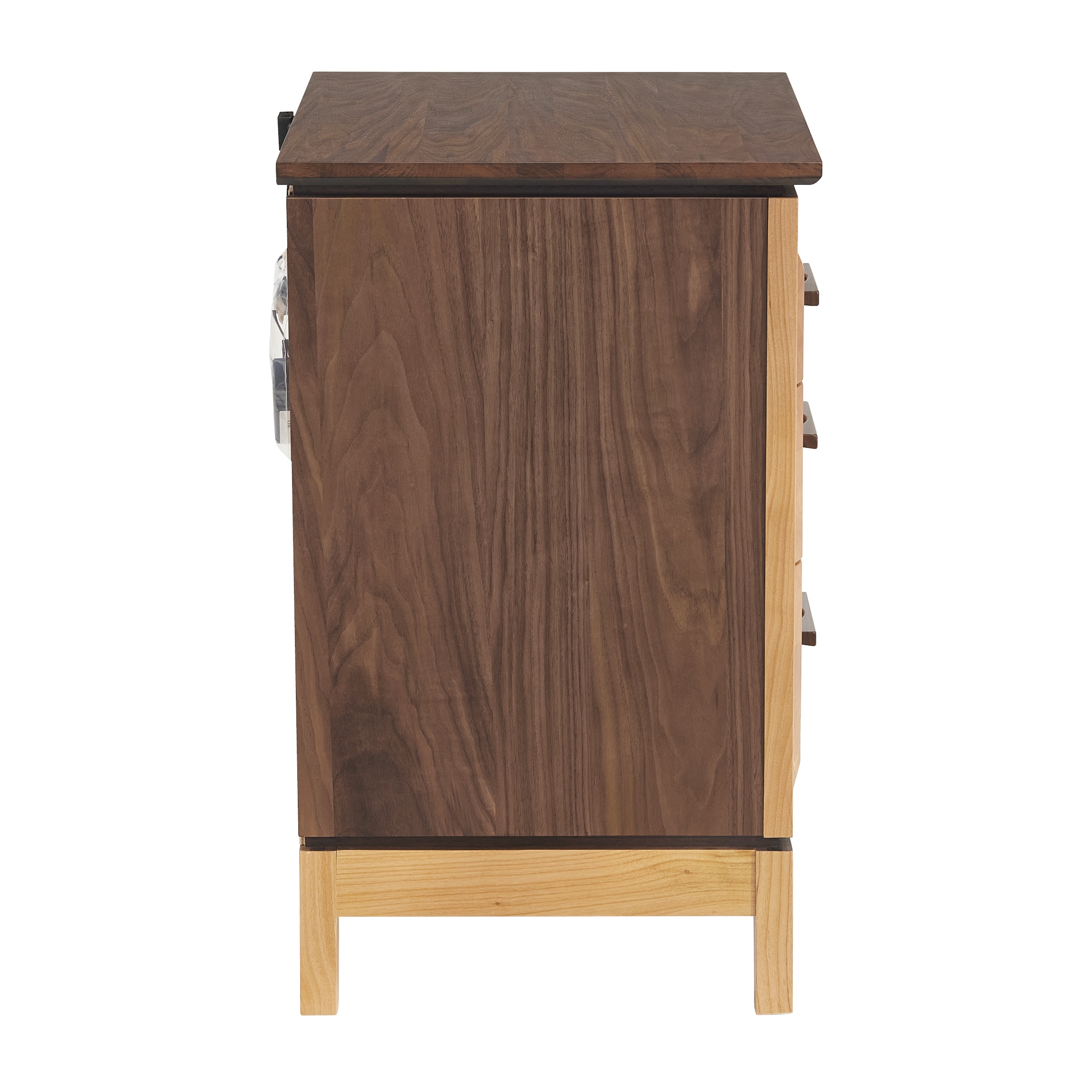 Whittier Wood Products Addison 3-Drawer Nightstand - Thumbnail 2