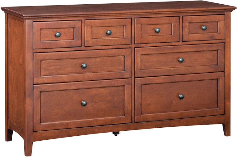 Whittier Wood Products McKenzie Collection GAC 8–Drawer McKenzie Dresser 1131GAC