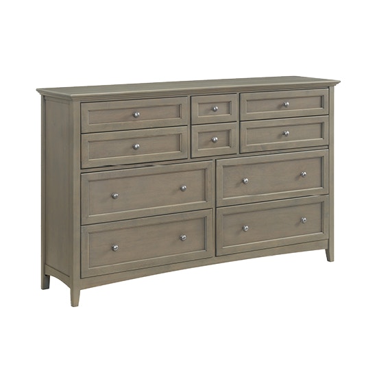 Whittier Wood Products Bedroom McKenzie 75"W Master Dresser 1183GAC/FST