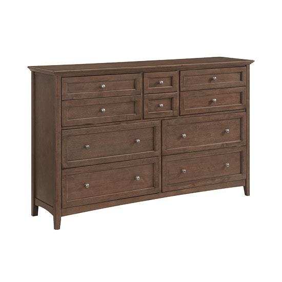Whittier Wood Products Bedroom McKenzie 75"W Master Dresser 1183GAC/FST
