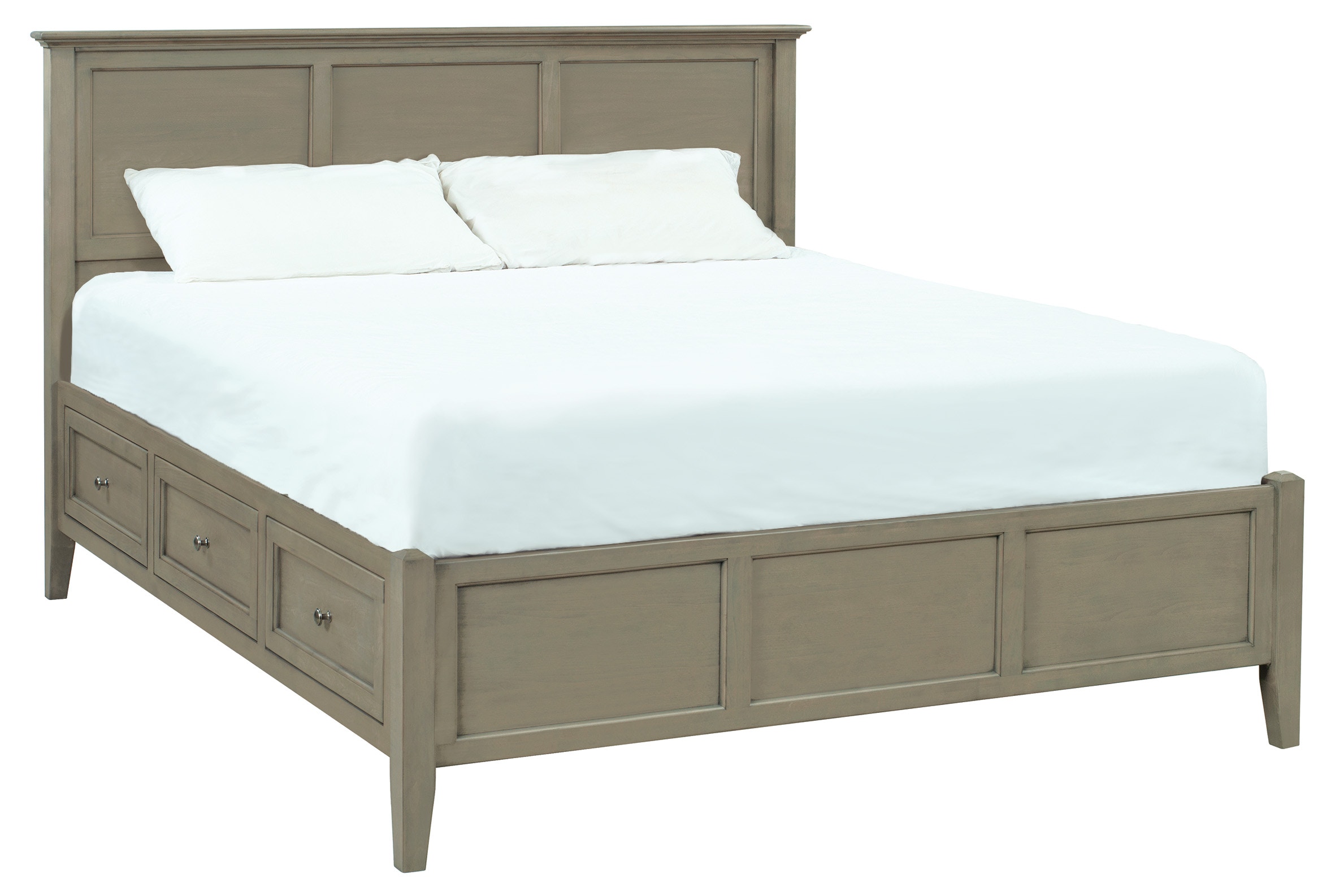 California king online platform storage bed