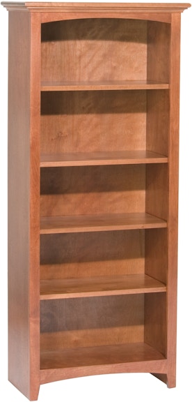 Whittier Wood Products McKenzie Collection GAC 60'' H x 24'' W McKenzie Alder Bookcase 1523GAC