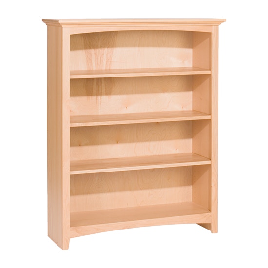 Whittier Wood Products McKenzie 36"W x 48"H Bookcase 1542