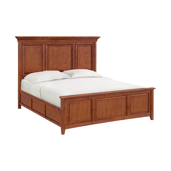 Whittier Wood Products McKenzie King Grand Bed 2875GAC/FST/JAV/PEC