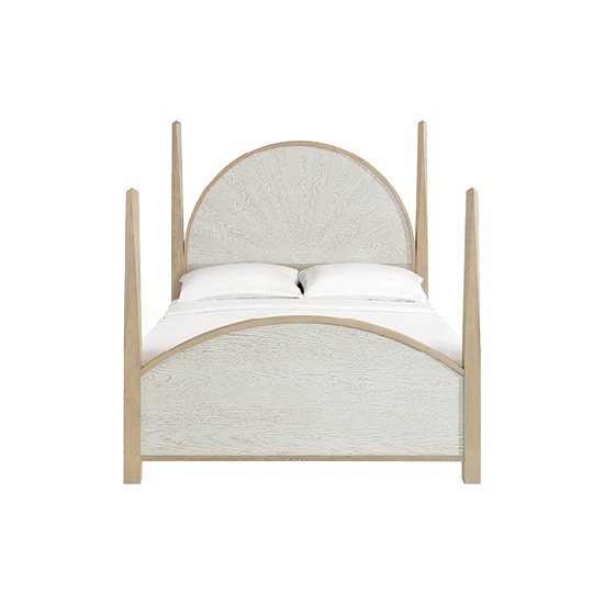 Whittier Wood Products Bedroom Catalina Queen Poster Bed 3342SAN Woodbridge Interiors AZ CA