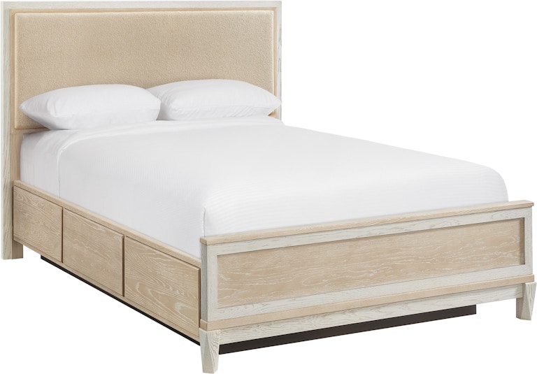 Whittier Wood Products Catalina SAN Catalina Queen Upholstered Panel Storage Bed 3348SAN