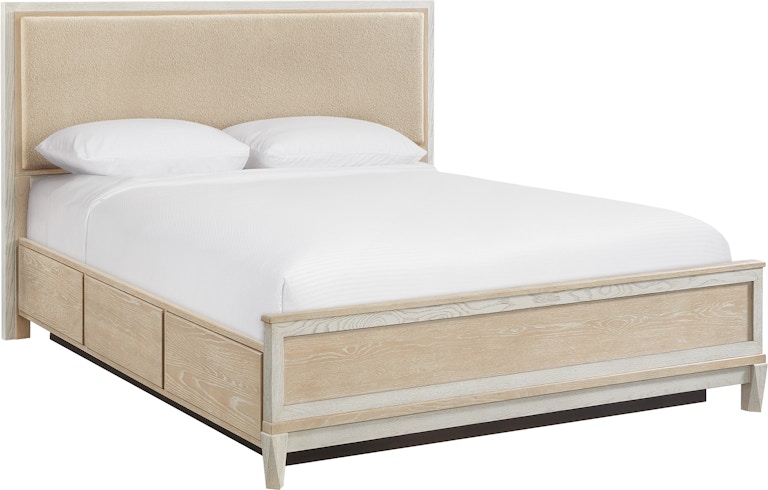 Whittier Wood Products Catalina SAN Catalina King Upholstered Panel Storage Bed 3351SAN