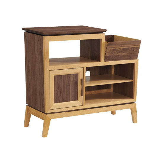 Whittier Wood Products Addison 38"W Vinyl Record Station