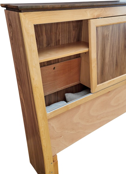 Whittier Wood Products Addison DUET Addison King Bookcase Storage Bed 3841DUET