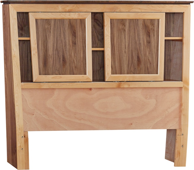 Whittier Wood Products Addison DUET Addison King Bookcase Headboard 3842DUET