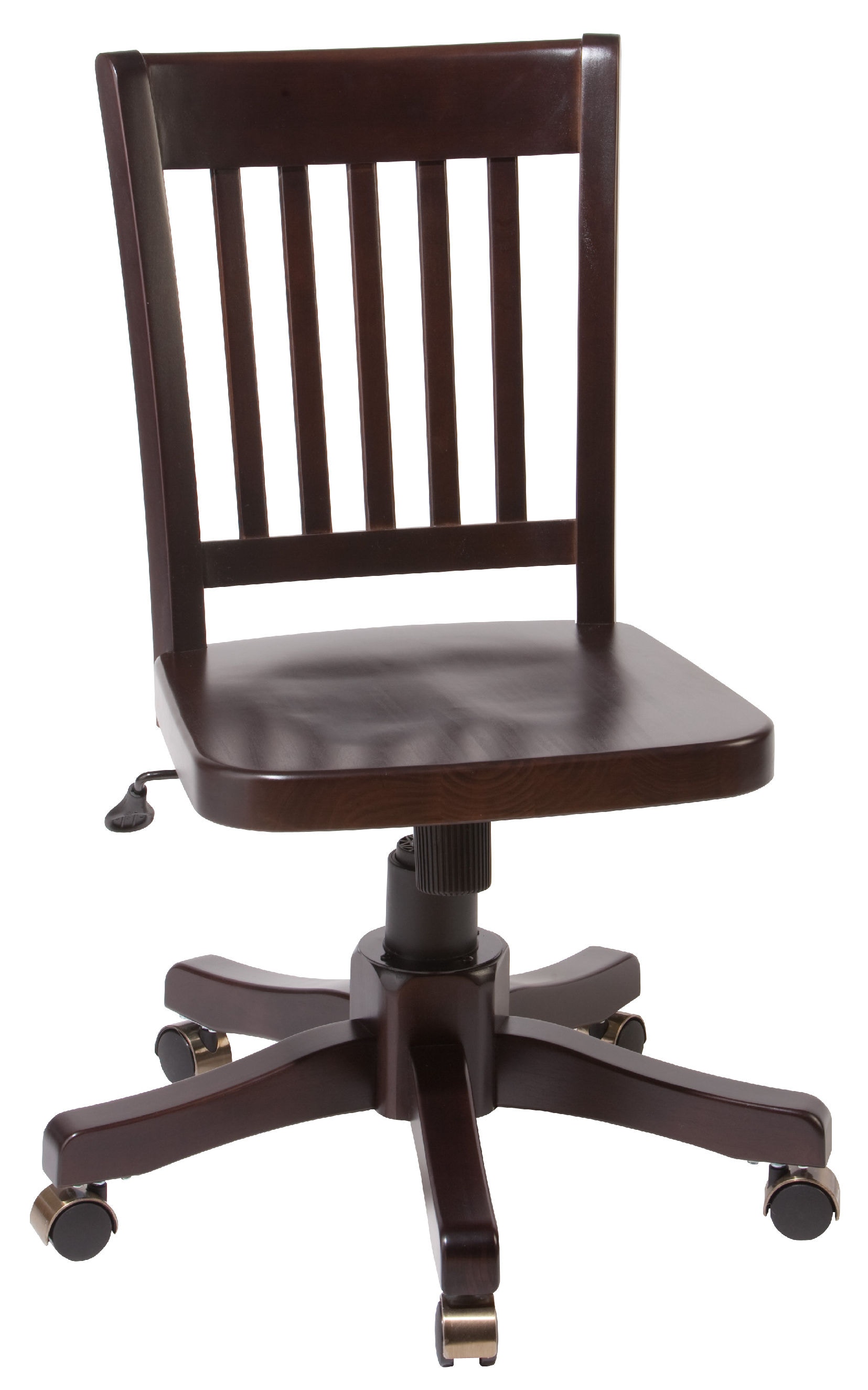 Old wood desk online chair