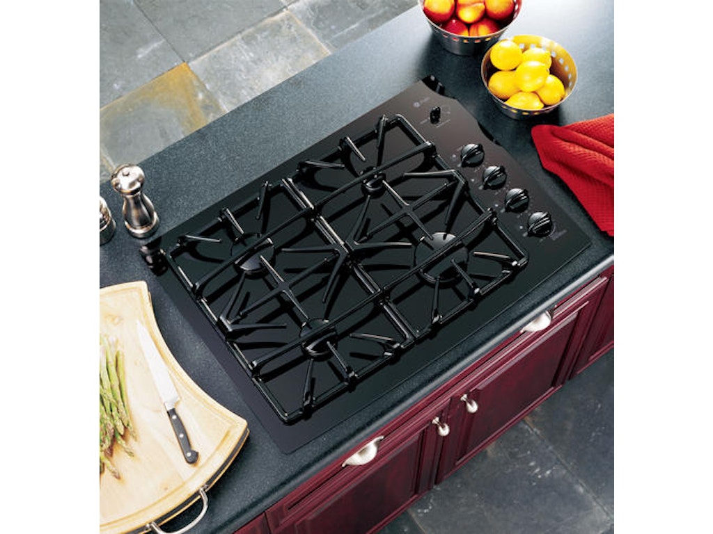 Ge Profile Kitchen 30 Built In Gas Cooktop Jgp940bekbb Arthur F Gas On Gl Cooktop