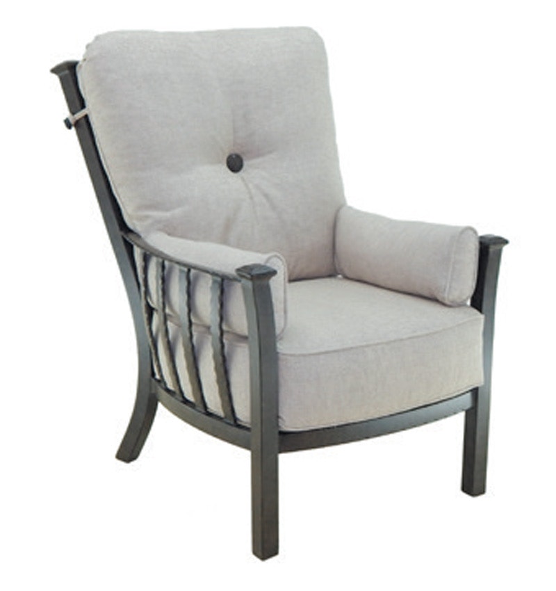 Castelle Outdoor Patio Santa Fe Cushioned Lounge Chair 1430t Bacons Furniture Port Charlotte