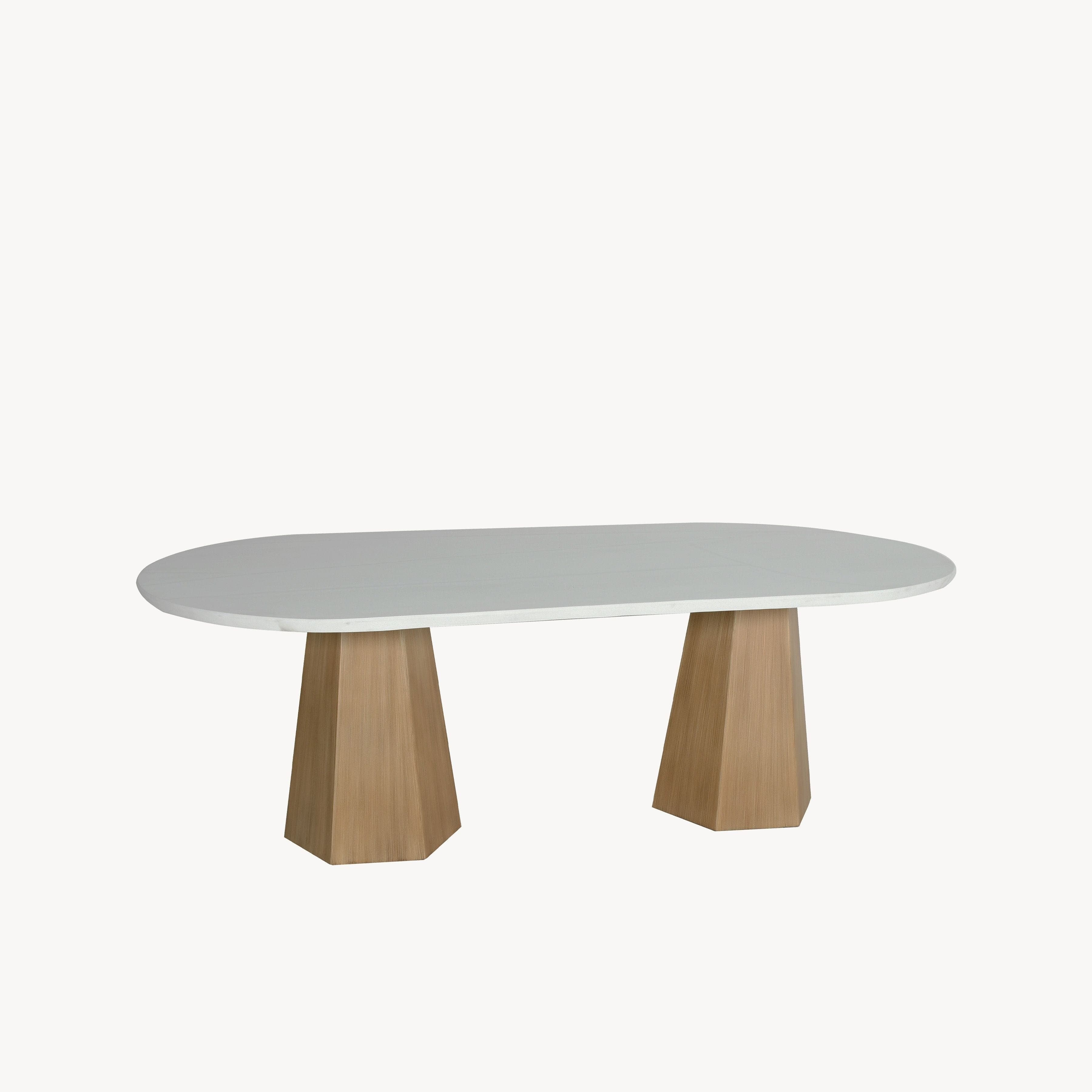 Castelle Nicoya 84" Oval Dining Table (RTA) 