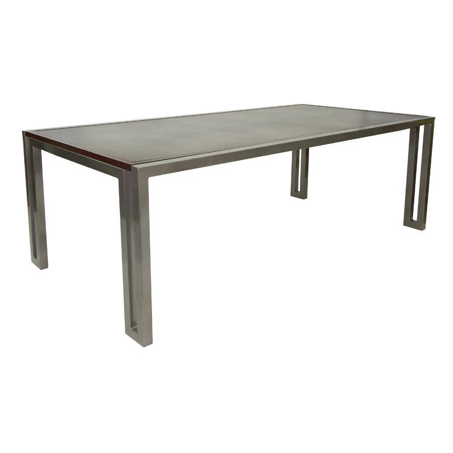 Castelle Outdoor Patio Icon Rectangular Dining Table Rrd84 Zing