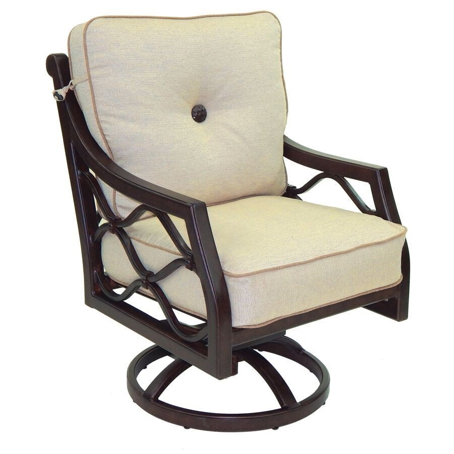 Castelle Outdoor Furniture Villa Bianca Cushioned Swivel Rocker 1107T
