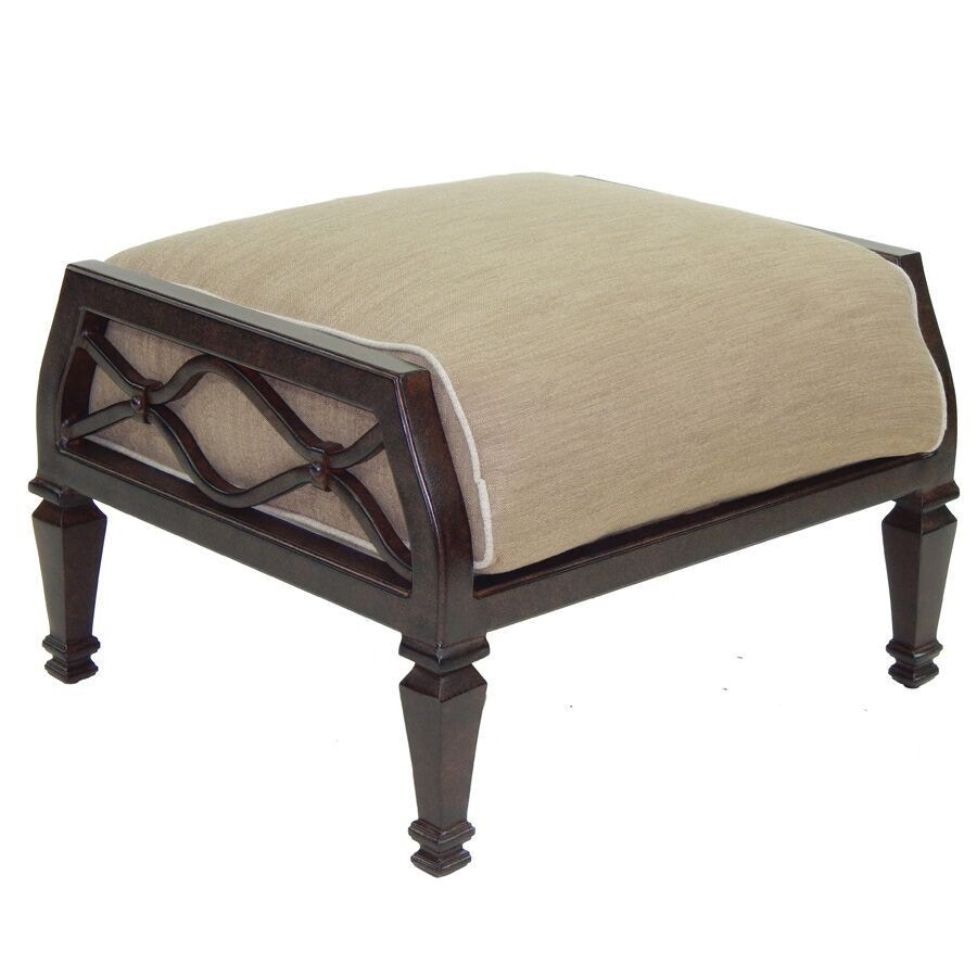 Castelle Villa Bianca Cushioned Ottoman 1113T
