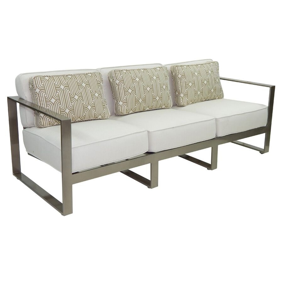 Castelle Outdoor Patio Park Place Cushioned Sofa 2214t Grossman