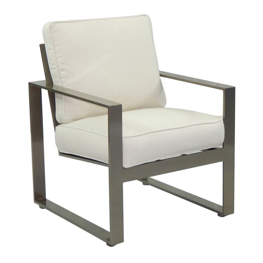 Castelle Outdoor Patio Park Place Cushioned Dining Chair 2206t Bacons Furniture Port Charlotte