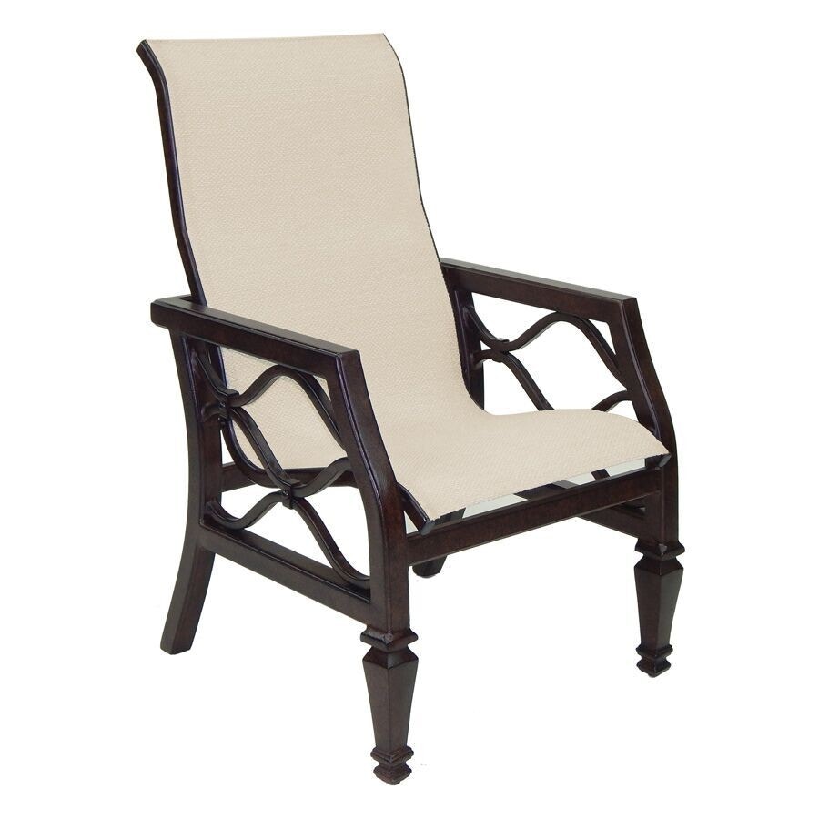 Castelle Outdoor Furniture Villa Bianca Sling Dining Chair 1196S Toms