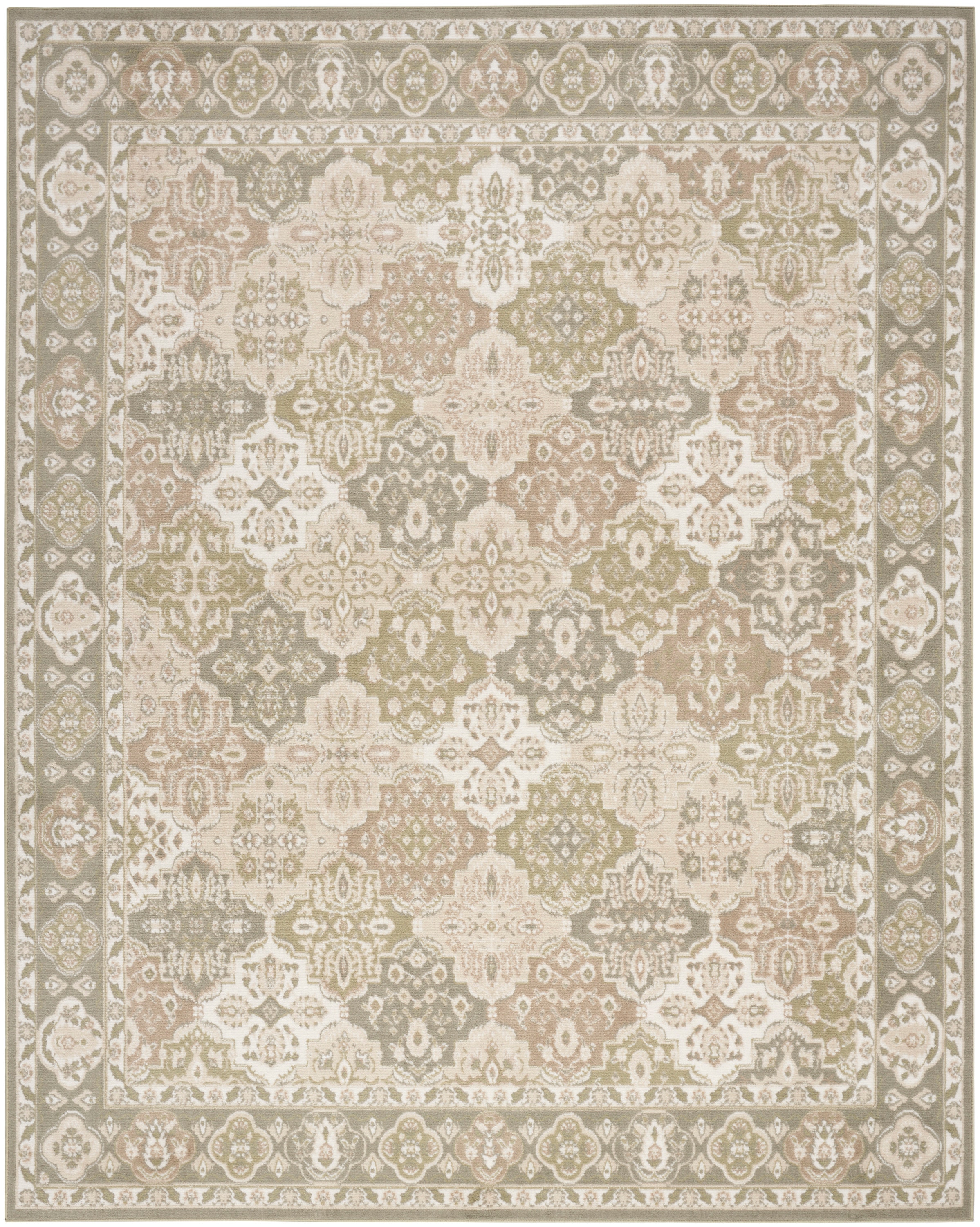 Nourison Home Grafix GRF31 Green Area Rug GRF31 Green