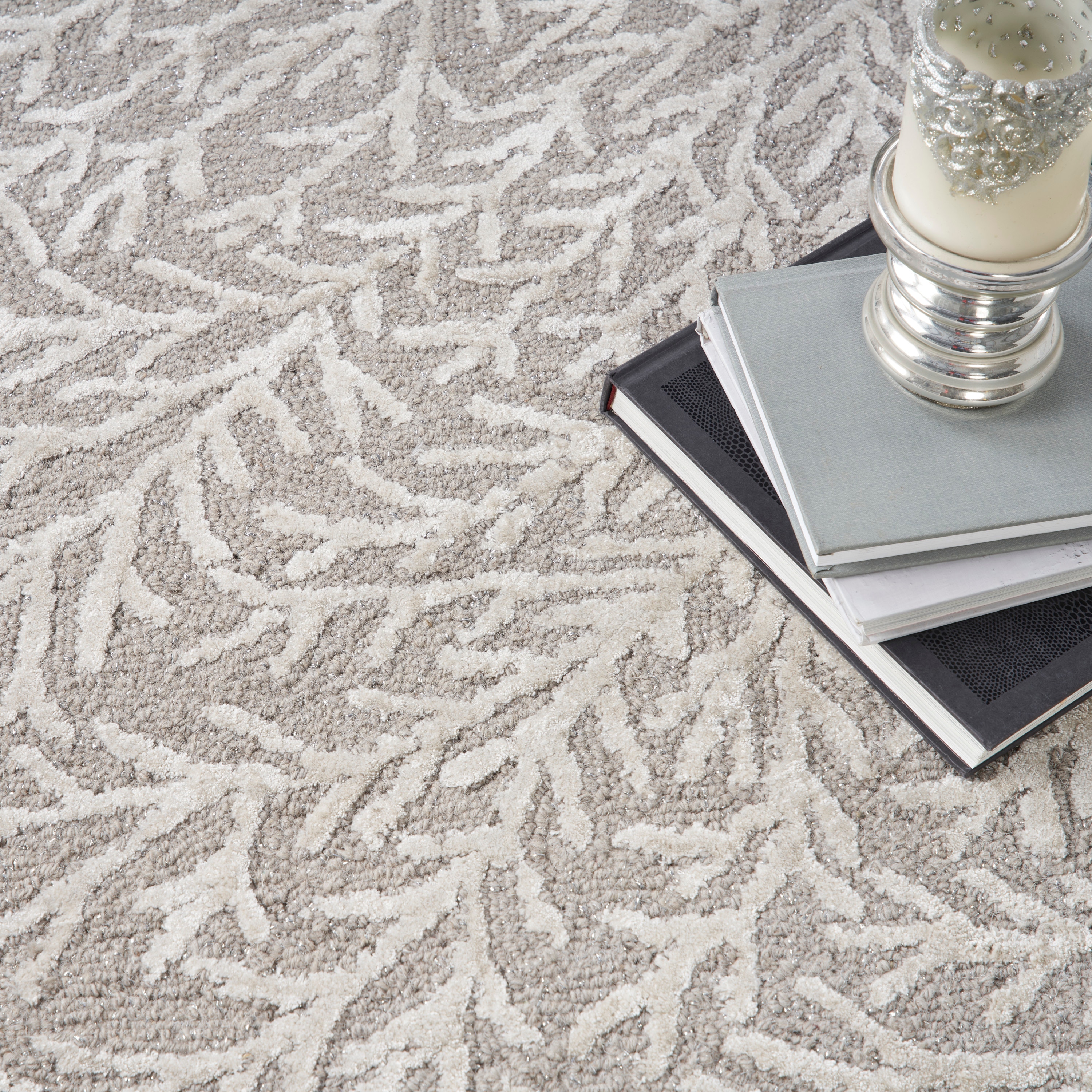Michael Amini Floor Coverings Michael Amini Ma30 Star Taupe Area Rug