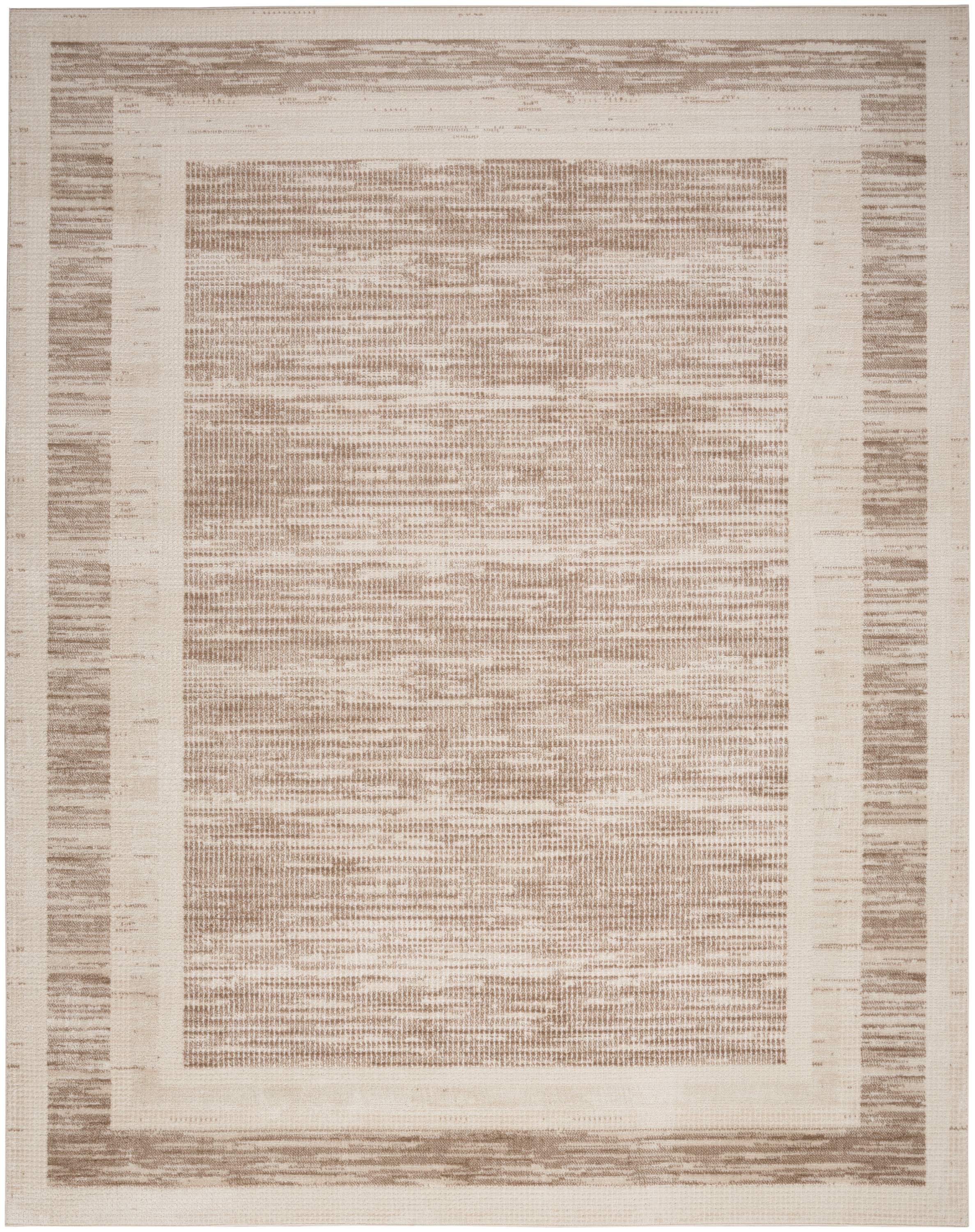 Nourison Home Area Rugs Serenity Home SRH07 Mocha Ivory Area Rug